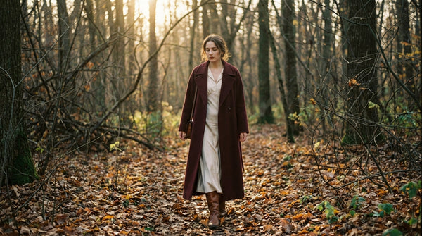 Manteau de Brume en Tweed