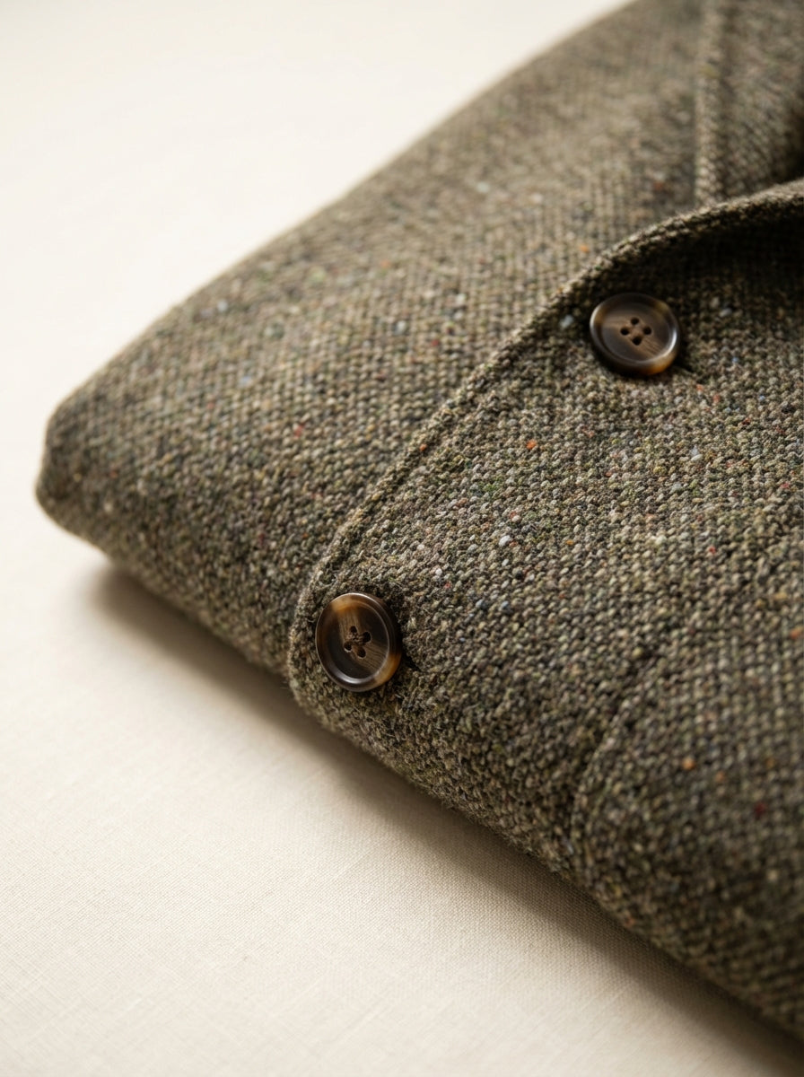 Manteau de Brume en Tweed
