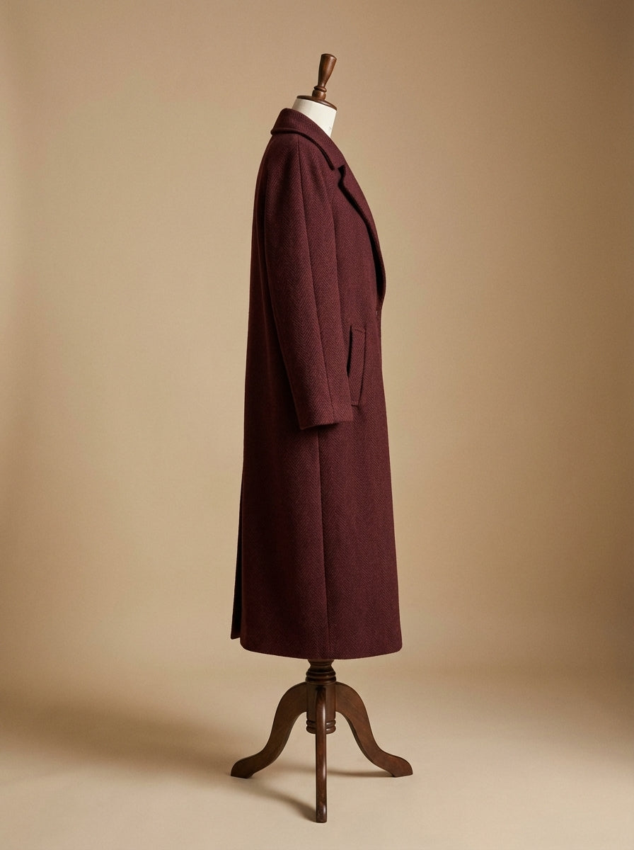 Manteau de Brume en Tweed